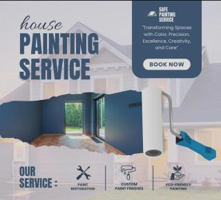 Painting Service in Kodakara Thrissur, ​Professional painting contractors Kodakara Thrissur,  Safe Painting Service 