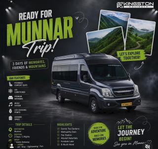 Urbania booking in Mattannur, Tour Packages in Mattannur, Tour agency and Urbania service in Mattannur,  Kingston Holidays 