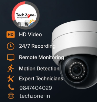 CCTV installation Ponkunnam Thrissur,CCTV service Ponkunnam Thrissur,Techzone Ponkunnam Thrissur