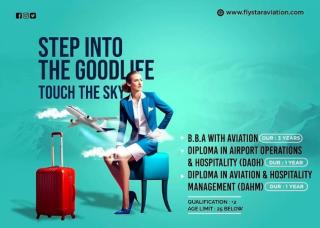 Aviation Academy  in trivandrum,Aviation Degree  Diploma courses in trivandrum,Flystar Aviation Academy  
