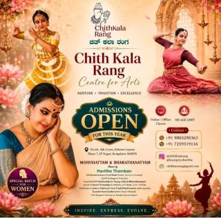 Dance academy in bangalore,Mohiniyattam Bharathanatyan classess in bangalore, Chith Kala Rang 