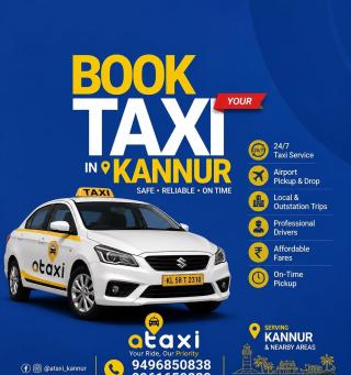 Airport taxi kannur,kannur airport pick up and drop taxi service, taxi service mattannur airport, taxi booking kannur airport and nearby areas, ataxi