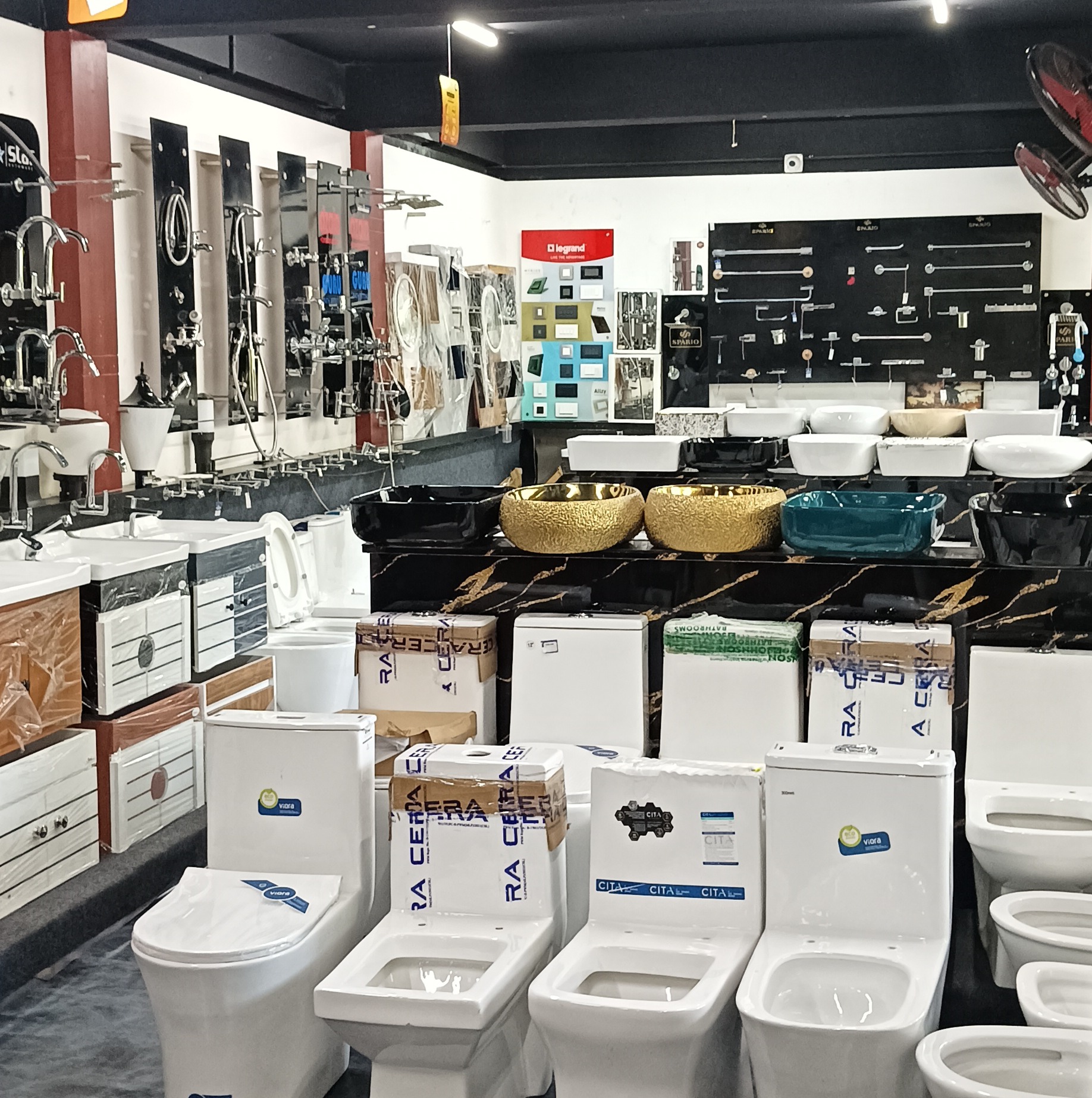 Sanitary ware Hardware Fancy lights  Electricals plumbing Ayanchery : Dream Home 