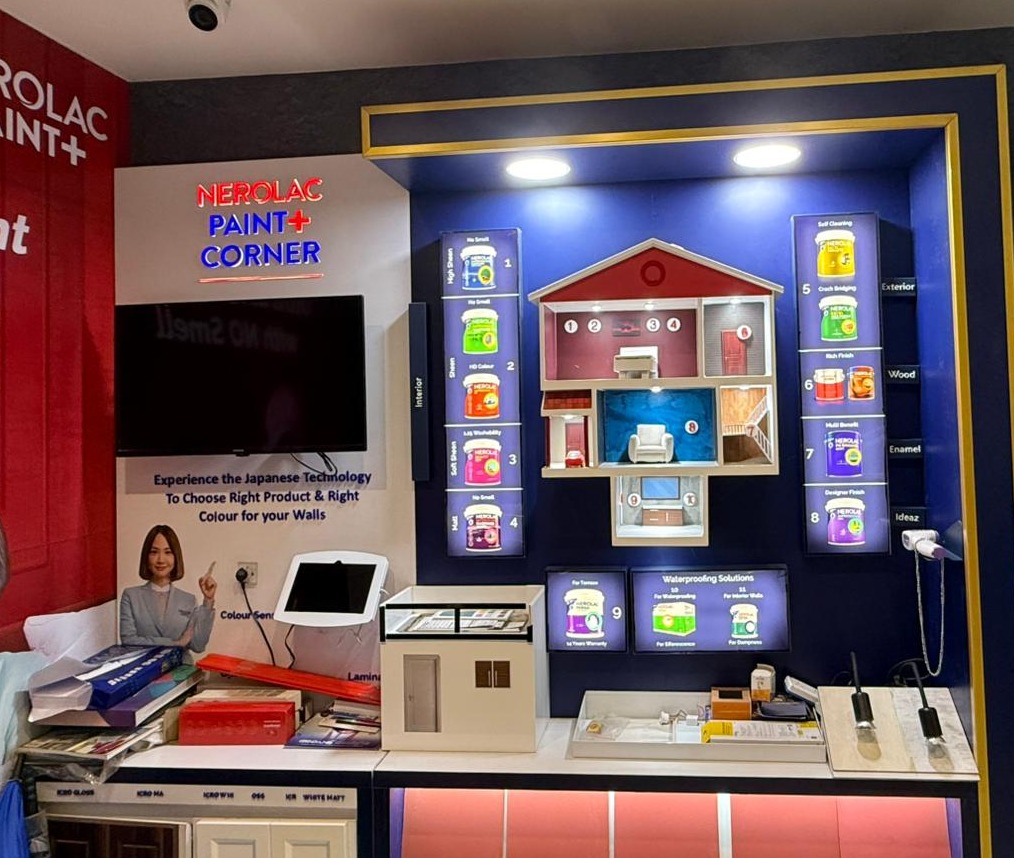 Paint Shop Kallachi-Interior & Exterior: Indora Associates