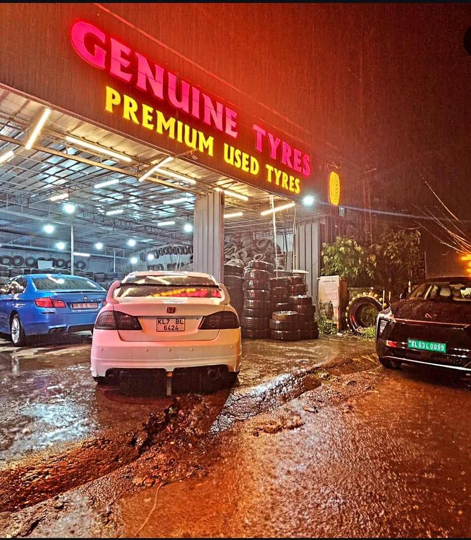 Used tyres karukutty angamaly ernakulam, used tyre shop karukutty, Genuine Tyres 