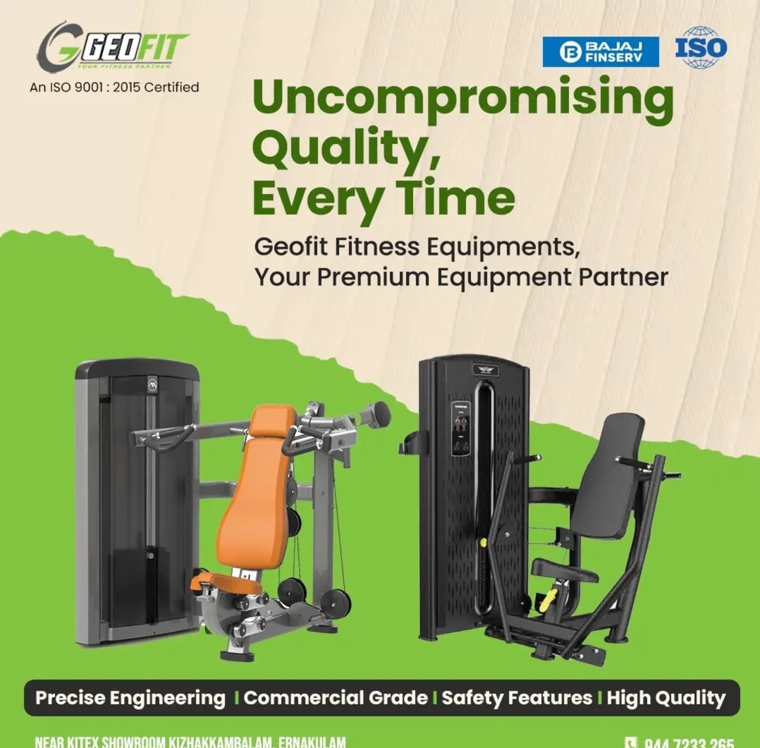 Best gym equipment in Kerala, fitness equipment ernakulam kochi, Geofit gym equipment provider in all Kerala 
