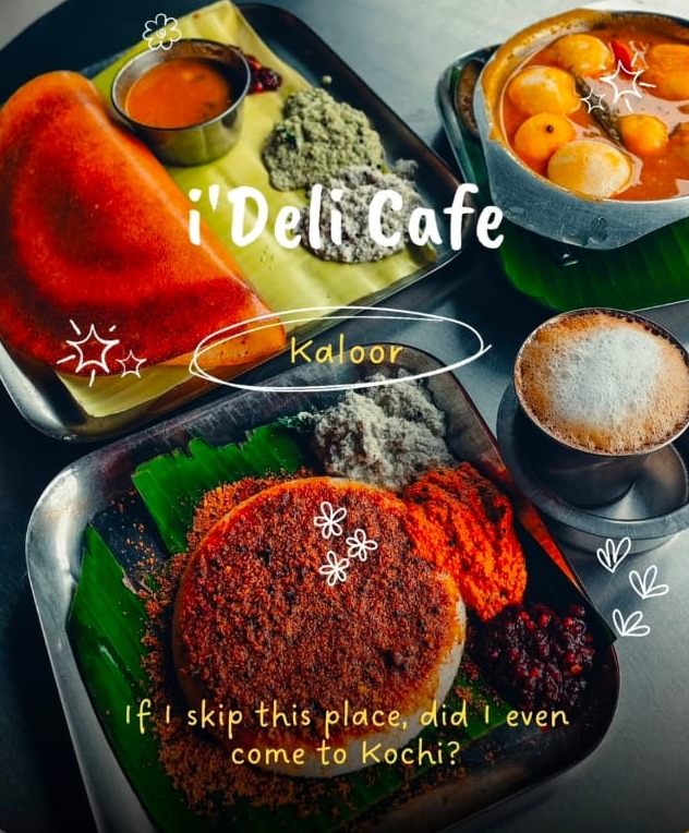 Vegetarian Restaurant Kaloor Kochi,i’Deli Cafe 