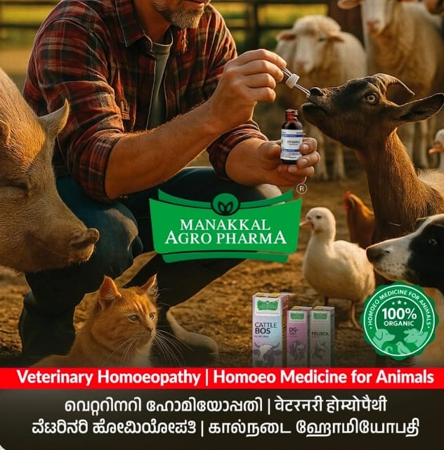 Veterinary Homeopathy Kakkadampoyil Calicut, Homeo Medicine For Animals Kakkadampoyil Calicut, Manakkal Agro Pharma 