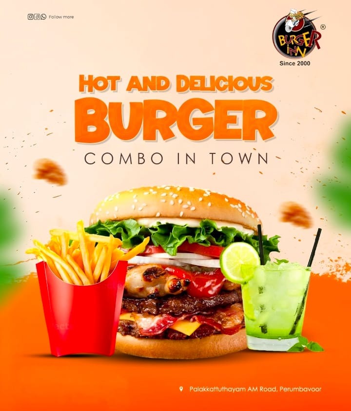 Burger Restaurant Perumbavoor, Burger Inn Perumbavoor 