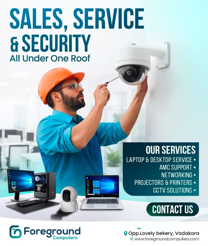 Computer Sales Vadakara,Laptop Sales Vadakara,Printer Sales Vadakara,Projector Sales Vadakara,Foreground Computers