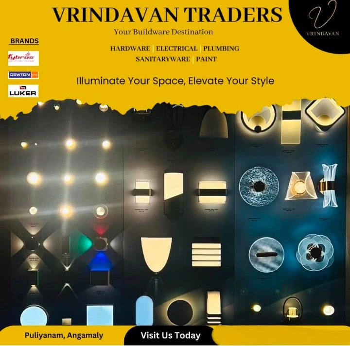  Hardware Shop Puliyanam  Angamaly, Electrical Shop Puliyanam  Angamaly, Plumbing Shop Puliyanam  Angamaly, Sanitaryware Shop Puliyanam  Angamaly,  Paint Shop Puliyanam  Angamaly,Vrindavan Traders  
