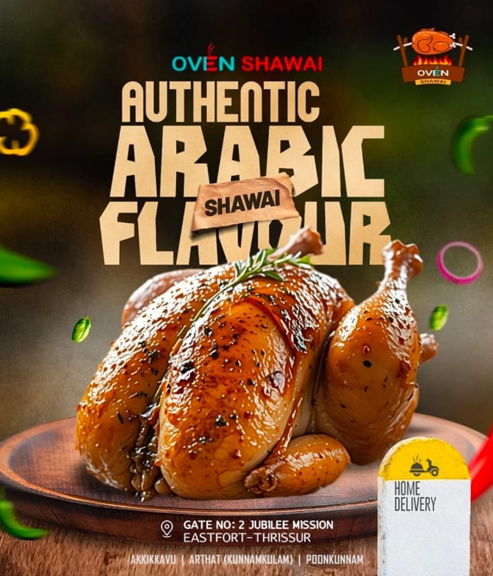 Restaurant Poonkunnam Thrissur,Shawai Spot Poonkunnam Thrissur,Oven Shawai