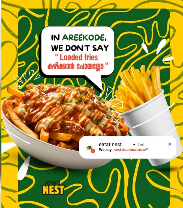 Cafe Areekode,Burger Spot  Areekode ,Eat@Nest  Areekode malappuram 