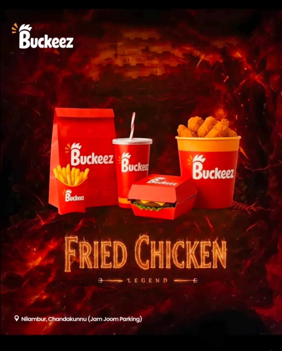 Cafe Nilambur,Fried Chicken Spot Nilambur, Food Spot Nilambur,BucKeez 