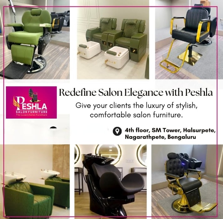 Salon Furniture Sales in Bangalore,Salon Furniture Wholesaler in Bangalore,Salon Furniture Showroom Bangalore,Peshla Salon Furniture 
