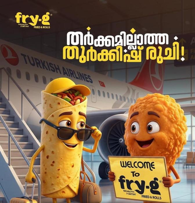 Food delivery near calicut airport, Food spot near calicut airport, Fry-g 