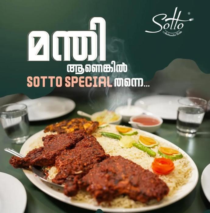 Mandi Spot in Balussery, Family restaurant in Balussery, Food spots in Balussery, Sotto Restaurant 