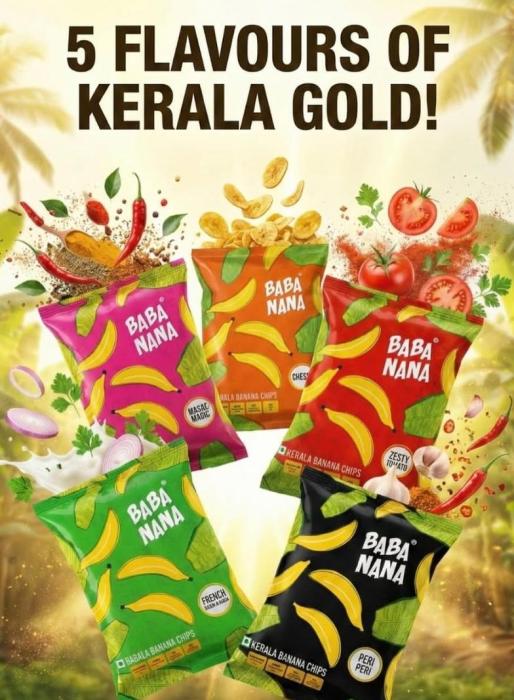  Banana chips Maniyoor Kannur, Healthy snack Maniyoor Kannur, Kerala traditional snacks Maniyoor Kannur, BABA NANA Product