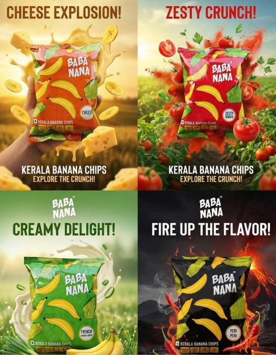  Banana chips Maniyoor Kannur, Healthy snack Maniyoor Kannur, Kerala traditional snacks Maniyoor Kannur, BABA NANA Product
