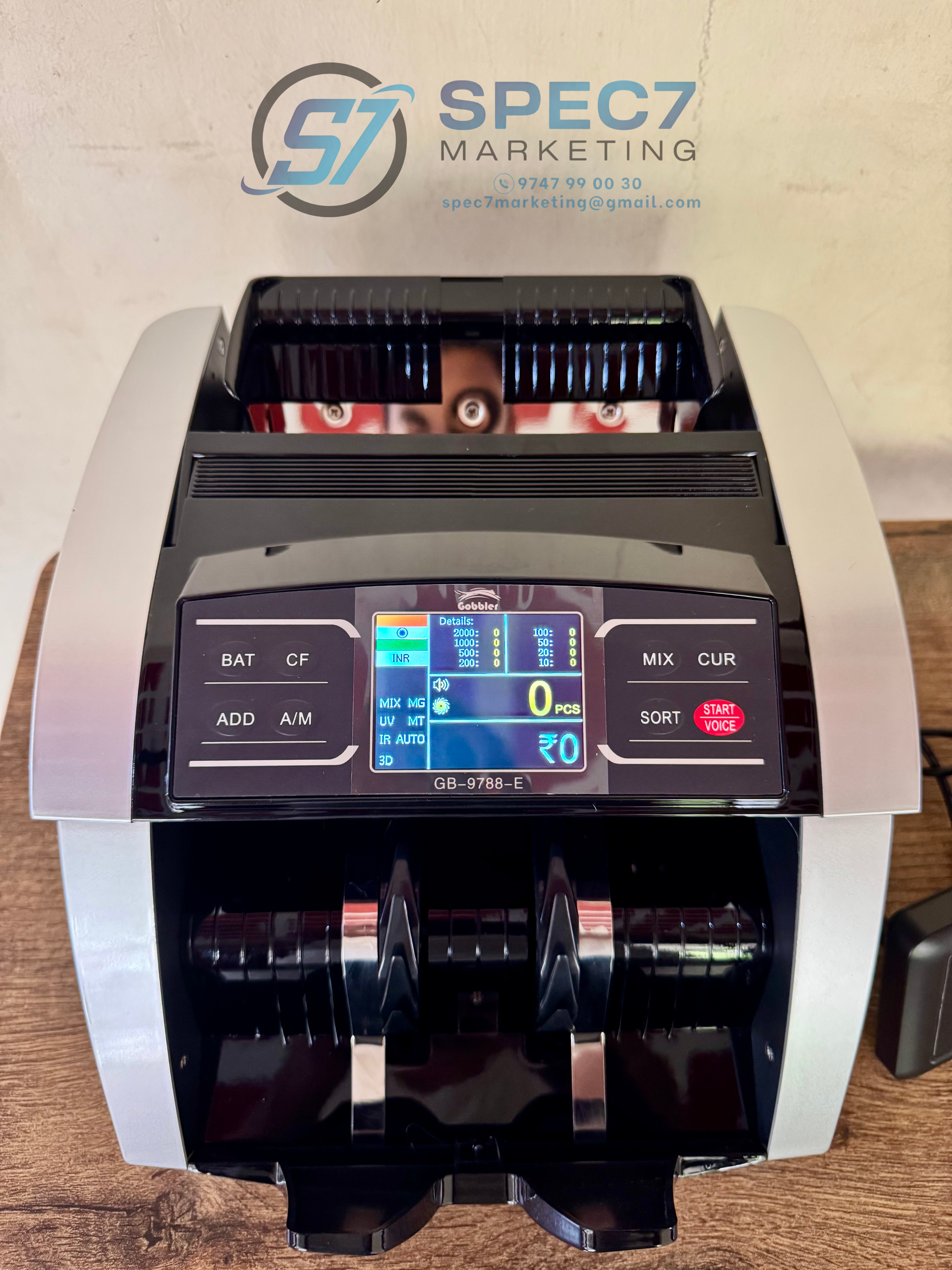 Gobbler Cash Counting Machine GB 9788