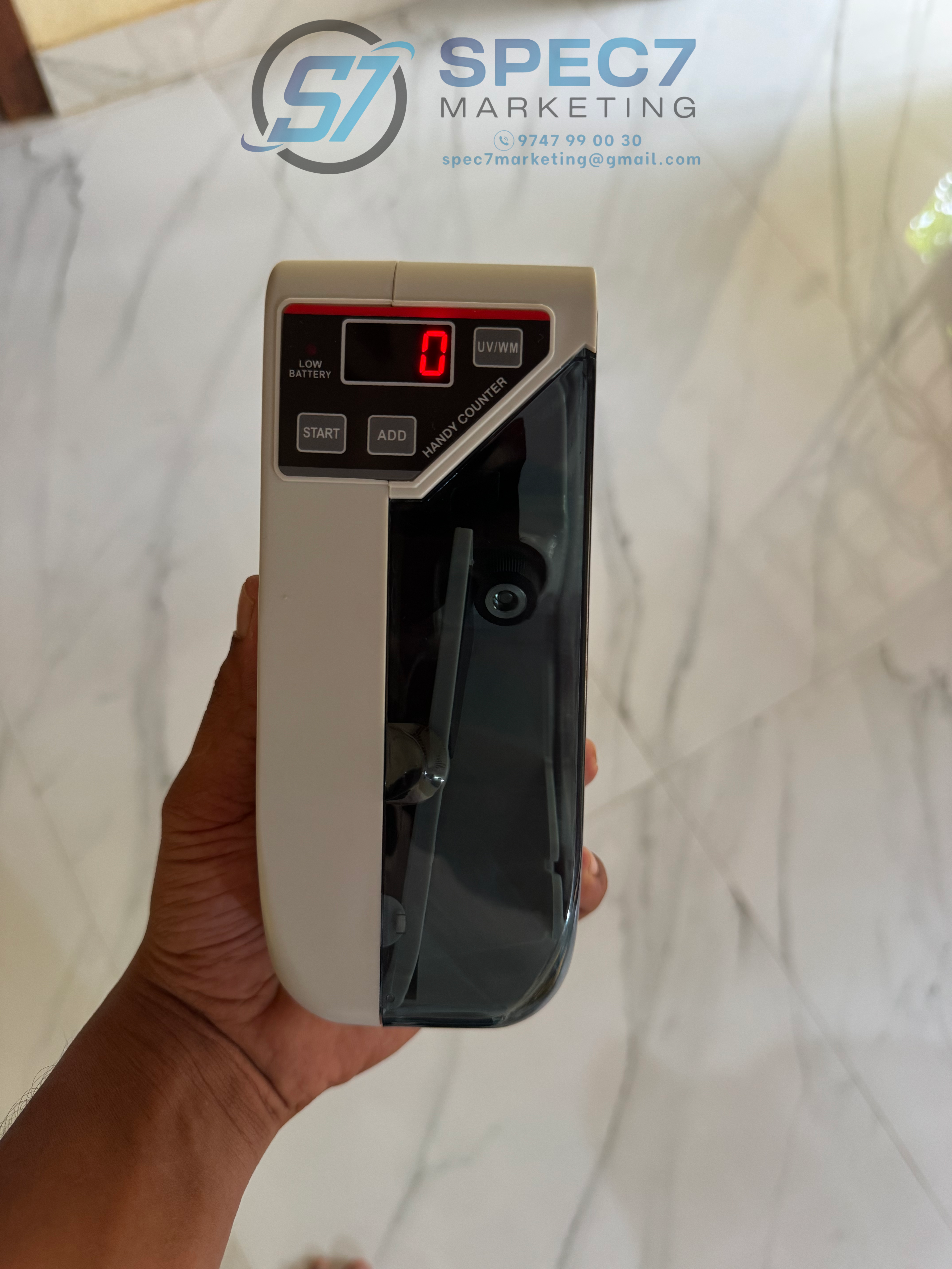 Gobbler Handy Portable Cash Counting Machine
