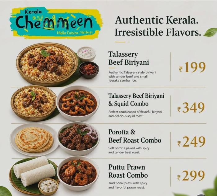  Restaurant in Sholinganallur Chennai​, ​Kerala restaurant in Sholinganallur Chennai, Kerala Chemmeen restaurant Sholinganallur Chennai