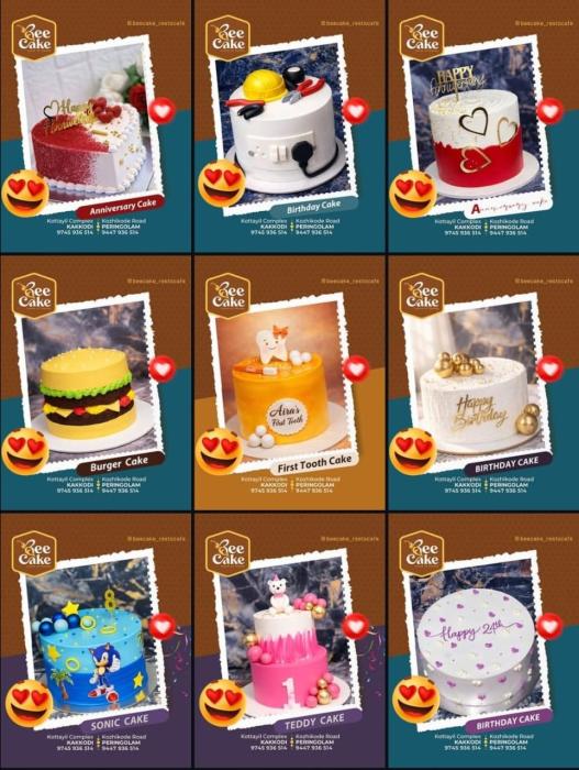 ​Custom cakes shop Pergolam Kakkodi Kuttikkatoor, Desserts shop in Pergolam Kakkodi Kuttikkatoor, Cake Delivery ​Pergolam Kakkodi Kuttikkatoor, Bee Cake 