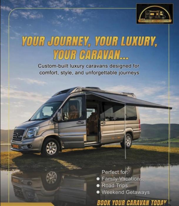 Caravan manufacturer in Hyderabad, ​Caravan rentals in Hyderabad, Premium Finishing Caravan Builders in Hyderabad, ​MKR Hyderabad Luxe Caravans