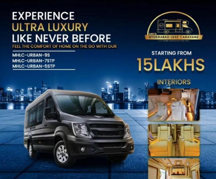 Caravan manufacturer in Hyderabad, ​Caravan rentals in Hyderabad, Premium Finishing Caravan Builders in Hyderabad, ​MKR Hyderabad Luxe Caravans