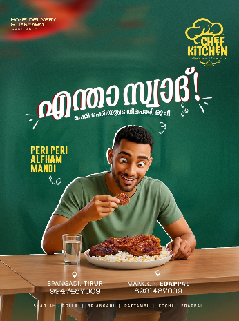 Best peri peri alfaham in Edappal Malappuram,Chef kitchen restaurant Edappal Malappuram