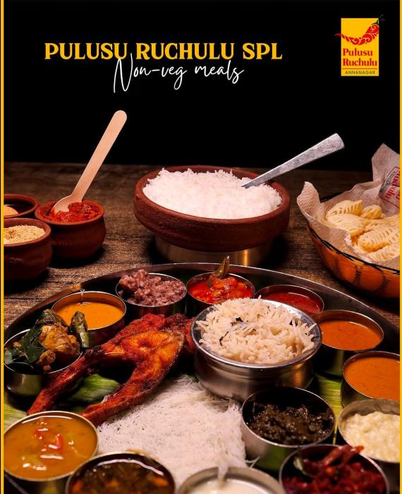Andhra restaurant in anna nagar chennai, Andhra cuisine in anna nagar chennai, Pulusu Ruchulu 