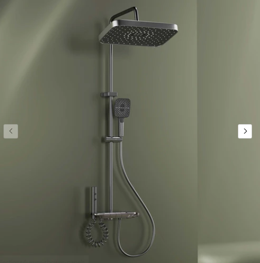Ruhe Ripple Smart Shower Panel Set Gunmetal Color products sales showroom in calicut, calicut Traders