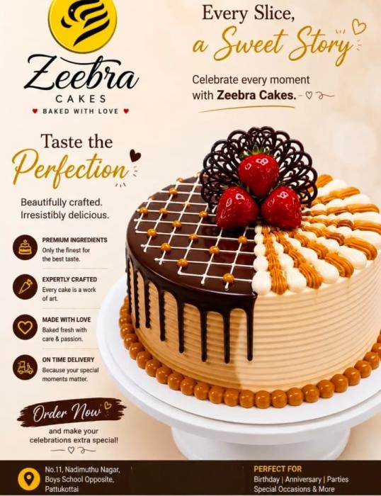 Cake shop in pattukkottai chennai,Bakery shop in pattukkottai chennai,Customized cake shop in pattukkottai chennai,Zeebra Cakes