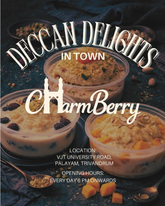 Freshly prepared desserts Palayam Thiruvanathapuram, Charm berry desserts Palayam Thiruvananthapuram
